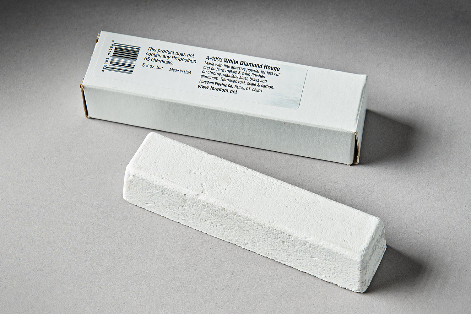 White Diamond Rouge – Fast Cutting, Satin Finish for Hard Metals